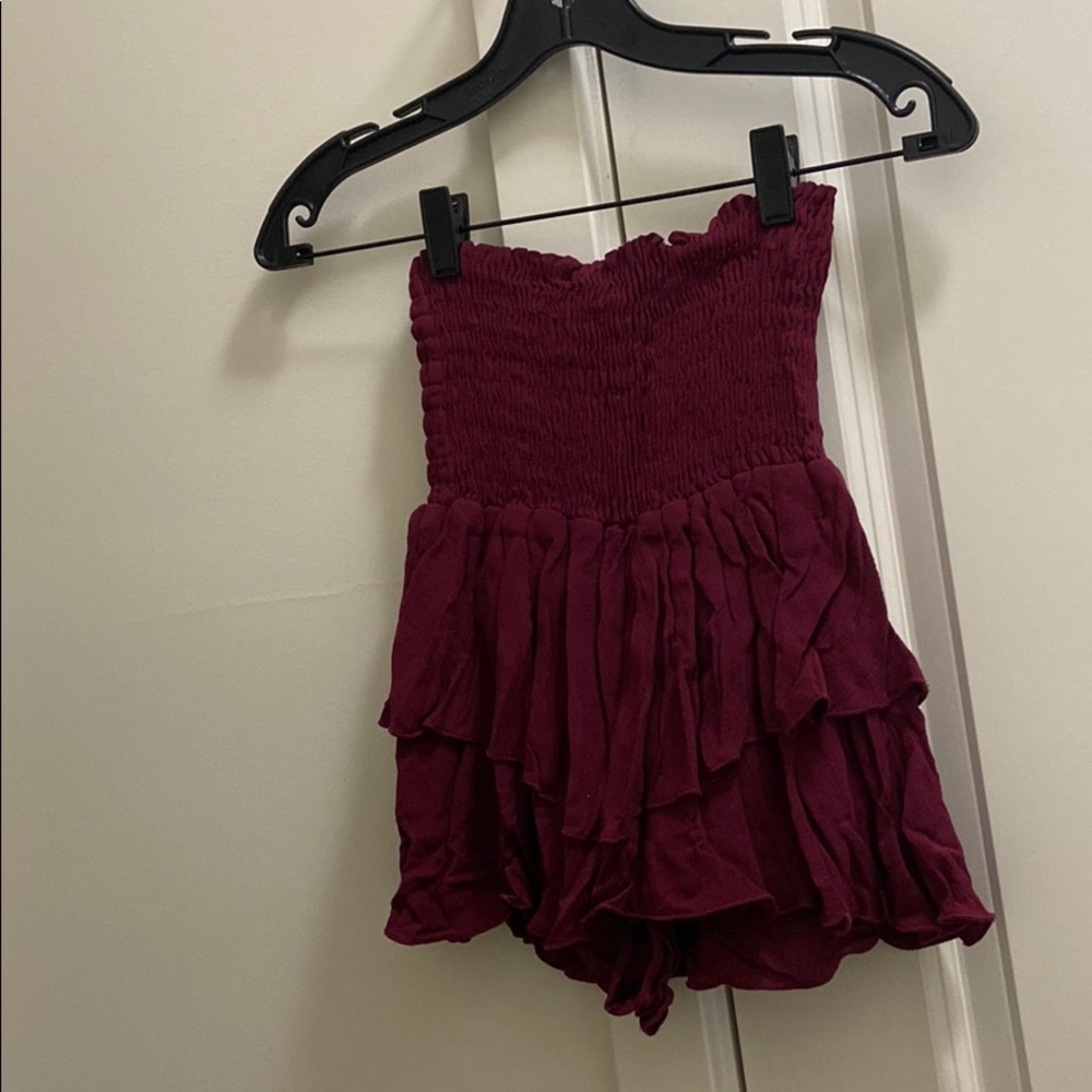 Blue life tiered skort